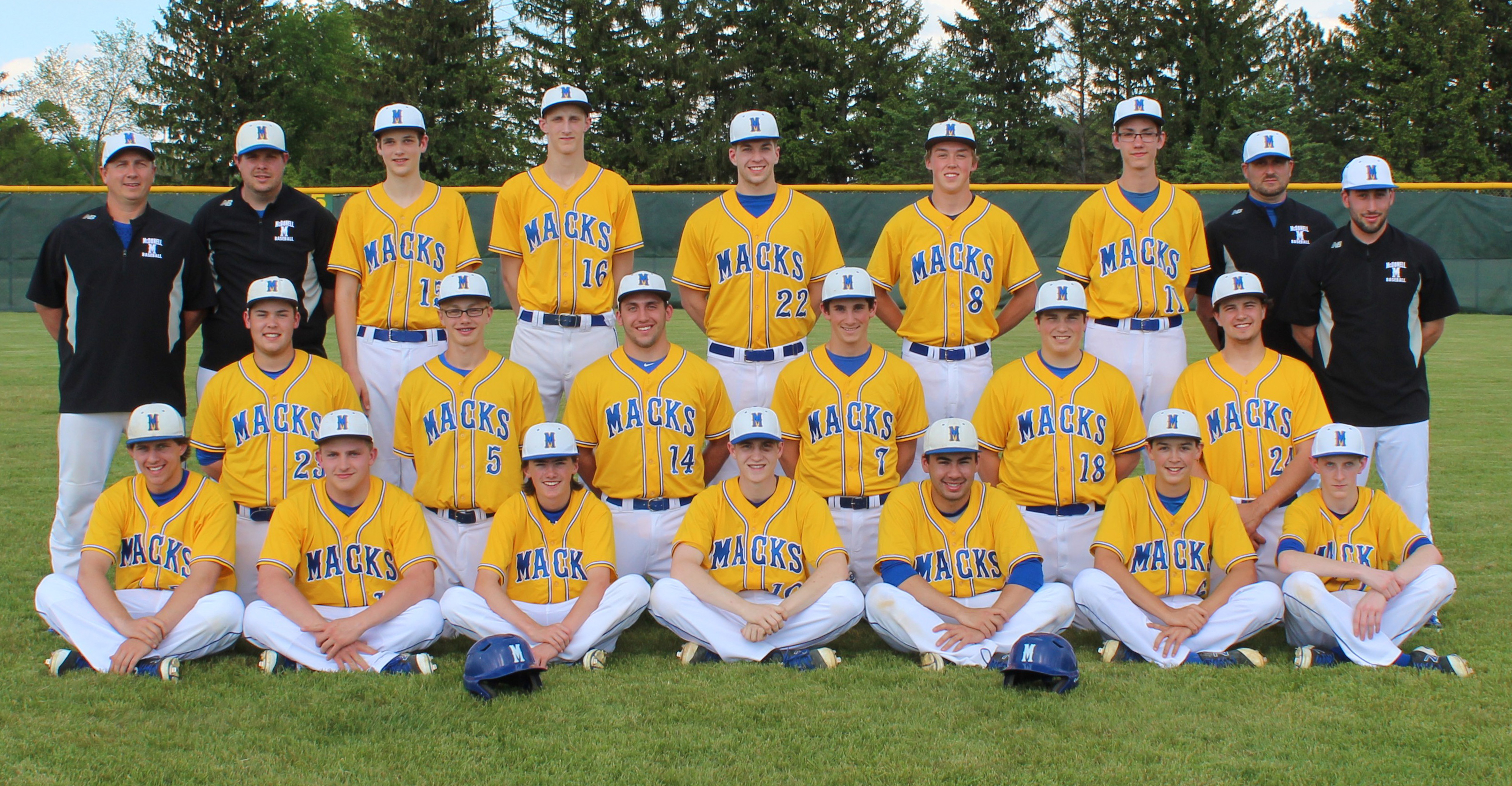 Varsity Baseball Team 2017