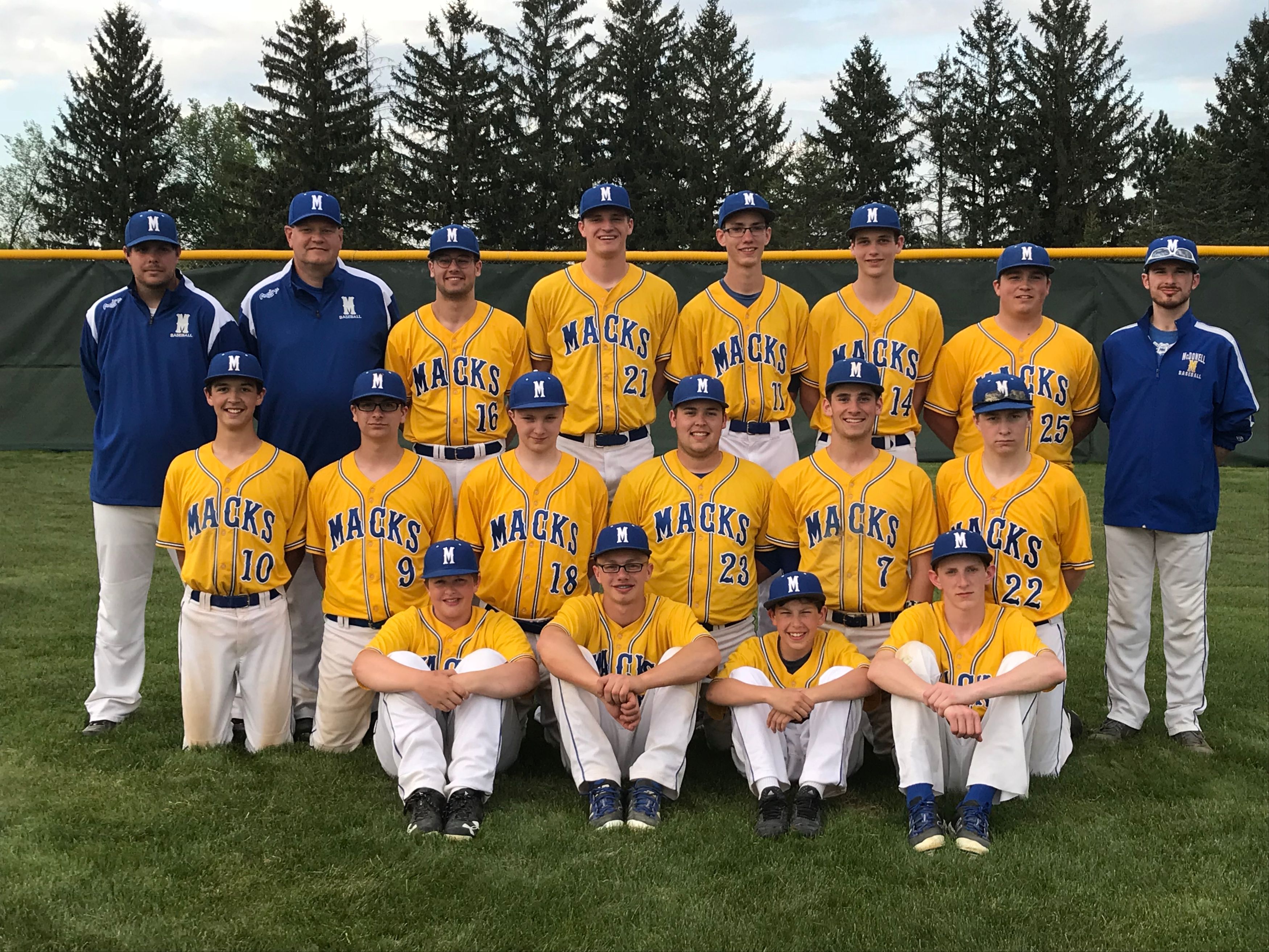 2018 Baseball Team