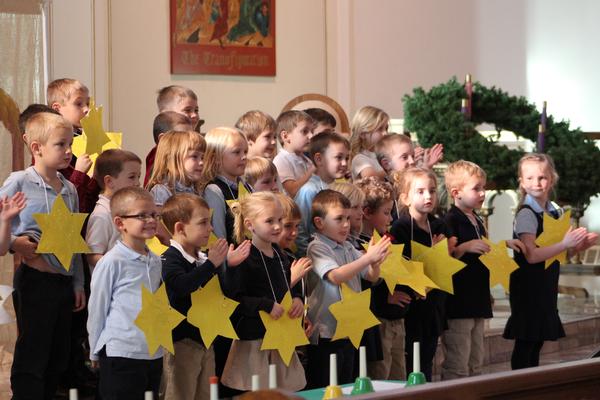 SC Advent program dress rehearsal.