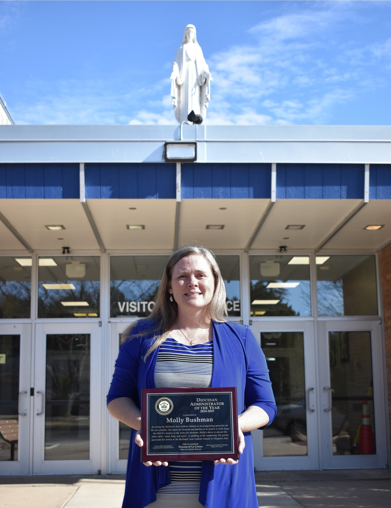 Molly Bushman was awarded Administrator of the Year in 2025.